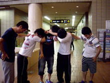 7月21日の試合反省写真